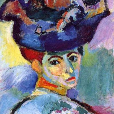 Vorlage: Nach Matisse, Frau mit Hut