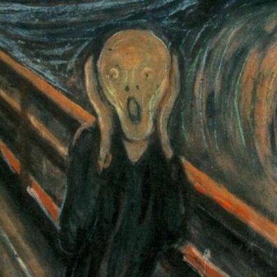 Vorlage: Nach Munch, Der Schrei